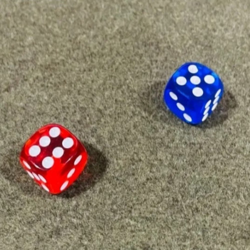 色子自动麻将机专用骰子水晶透明筛子麻将筛粒骰子棋盘麻将机骰粒 - 图1
