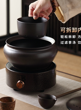 品陶堂复古陶土煮茶器