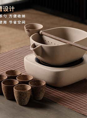 品陶堂麦饭石复古煮茶器电陶炉