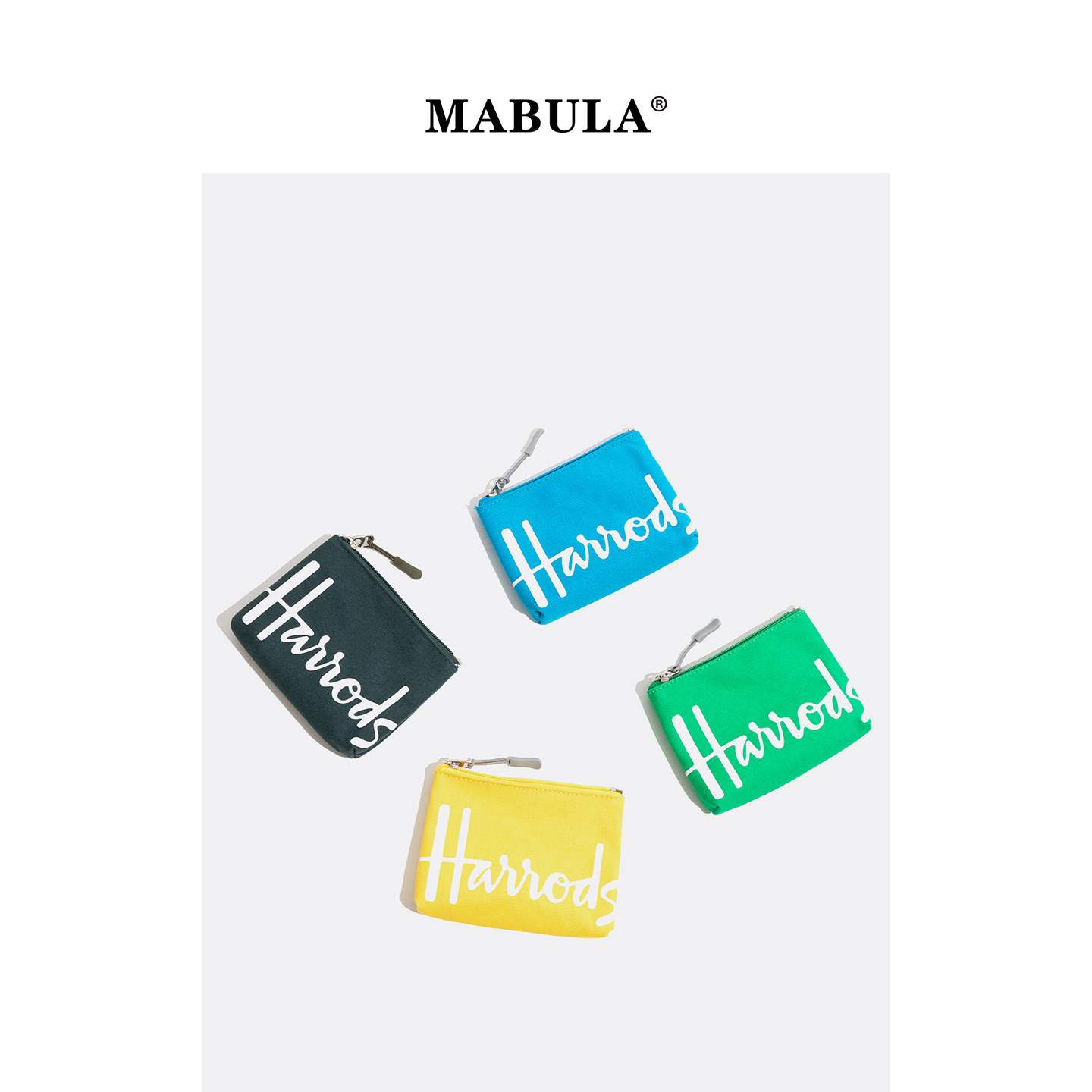 MABULA欧美风小众字母手拿包女2026春季便携收纳包卡包轻便零钱包,淘宝优惠券,粉丝福利购,淘宝优惠卷