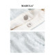 MABULA silver shoulder bag women's 2025 new high-end niche design handbag commuter tote bag