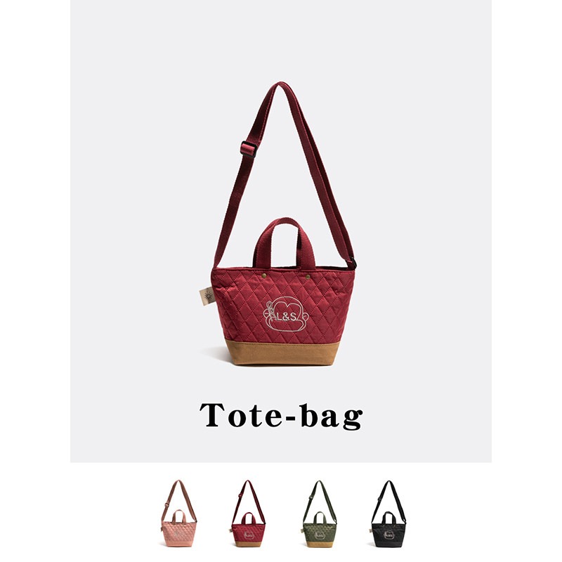 MABULA复古撞色菱格托特包女2025秋冬大容量通勤单肩包通勤手提包,淘宝优惠券,粉丝福利购,淘宝优惠卷