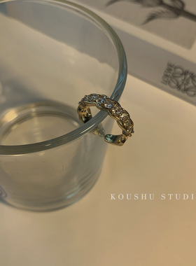 koushu蔻述饰品设计感金色编织