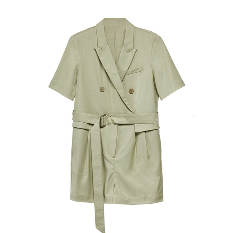 【商场同款】念螺旋藻绿西装连体裤 念女装连体衣/裤