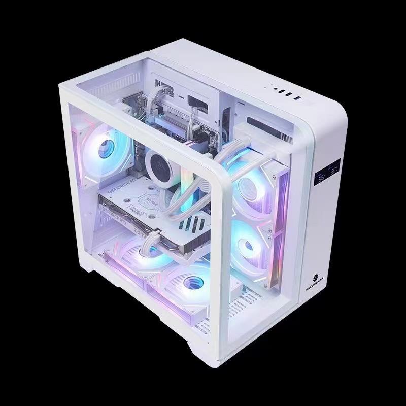 Wanjia Wentian mini sea view room Wentian PLUS chassis MATX motherboard 240 water-cooled desktop computer white accessories