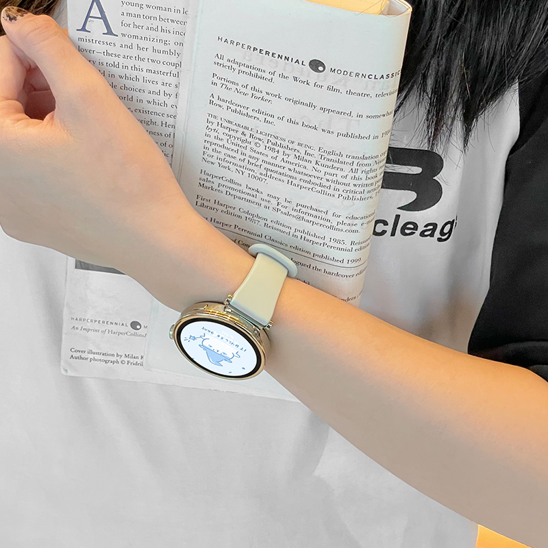 北想适用华为gt4表带gt3硅胶watch4/3/pro手表带gt5小蛮腰watchgt4高级gt2女生fit3/2/1荣耀gs3i/pro运动表带 - 图1