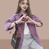 2026 early spring and autumn new women's colorful denim shirts, loose and casual inner wear, this year's popular and beautiful shirts