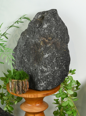 仿真泡沫黑山石庭院橱窗造景摆件