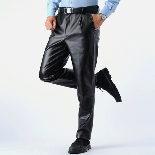 Ветрозащитные удерживающие тепло утепленные водонепроницаемые износостойкие штаны, для среднего возраста, свободный крой