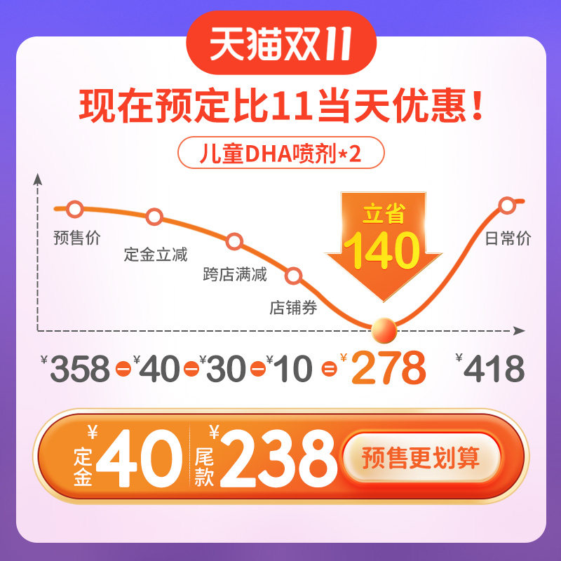 ddrops小金瓶dha婴幼儿补脑鱼油 Ddrops母婴海外DHA/核桃油