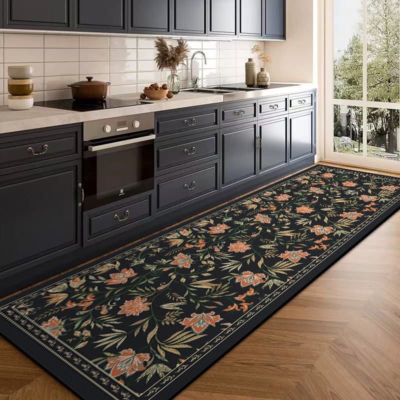 American diatom mud kitchen floor mat absorbs water and oil, no need to clean