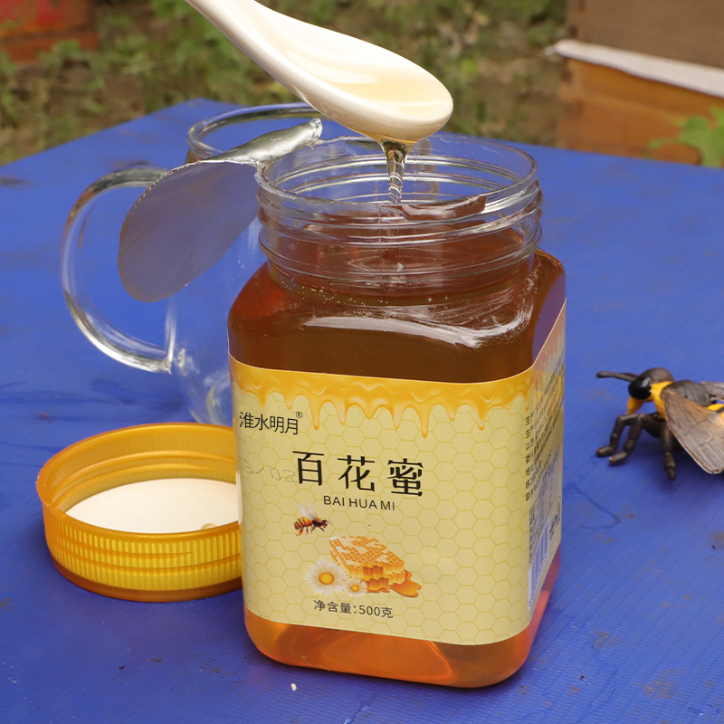 蜂哥土蜂蜜3斤农家蜂场醇正真品结晶蜜苹果樱桃洋槐椴树百花蜂蜜 - 图3