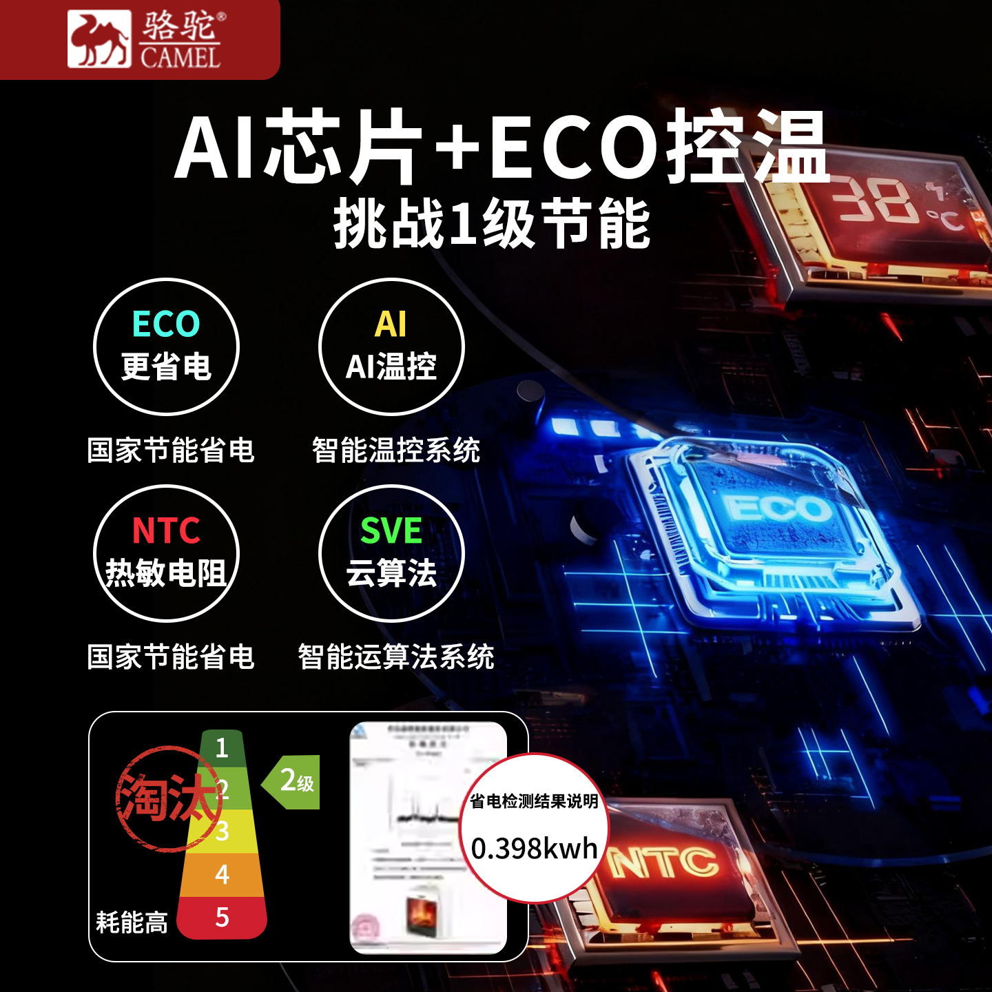 Camel air conditioning fan dual-purpose heater and air cooler integrated small air conditioning heating cooling fan cooling home use