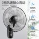 骆驼壁扇挂壁式电风扇家用餐厅挂墙壁风扇挂壁摇头挂扇金属铝叶片