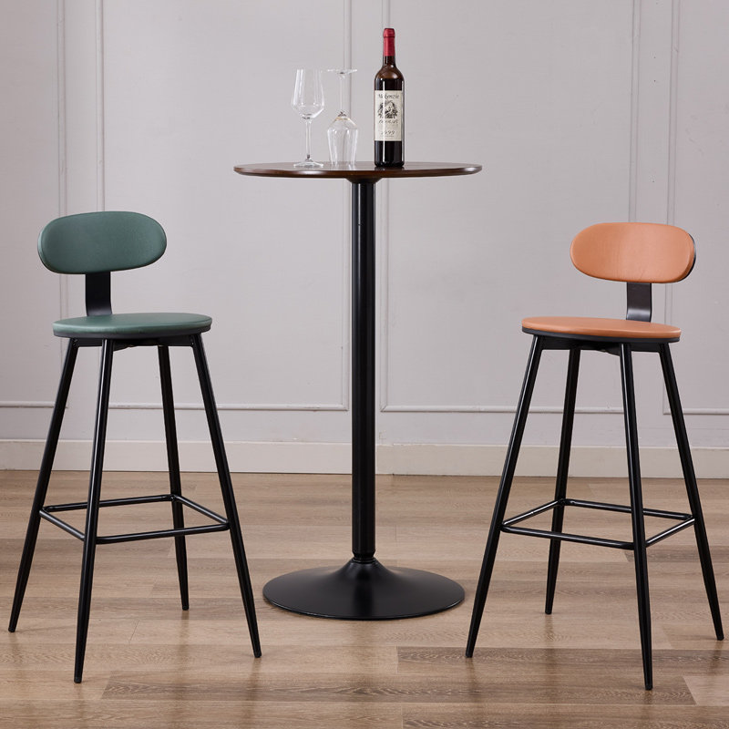 吧台桌现代简约高脚桌圆形家用商用酒吧桌椅组合阳台休闲铁艺吧桌,淘宝优惠券,粉丝福利购,淘宝优惠卷