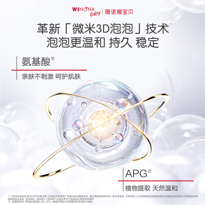 【百亿补贴】薇诺娜宝贝舒润洗发沐浴二合一春夏儿童宝宝沐浴洗发