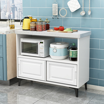 Kitchen Shelve Table Face Microwave Oven Cabinet Containing Cabinet Cabinet of Multi-functional Vegetable Table Integral Cupboard