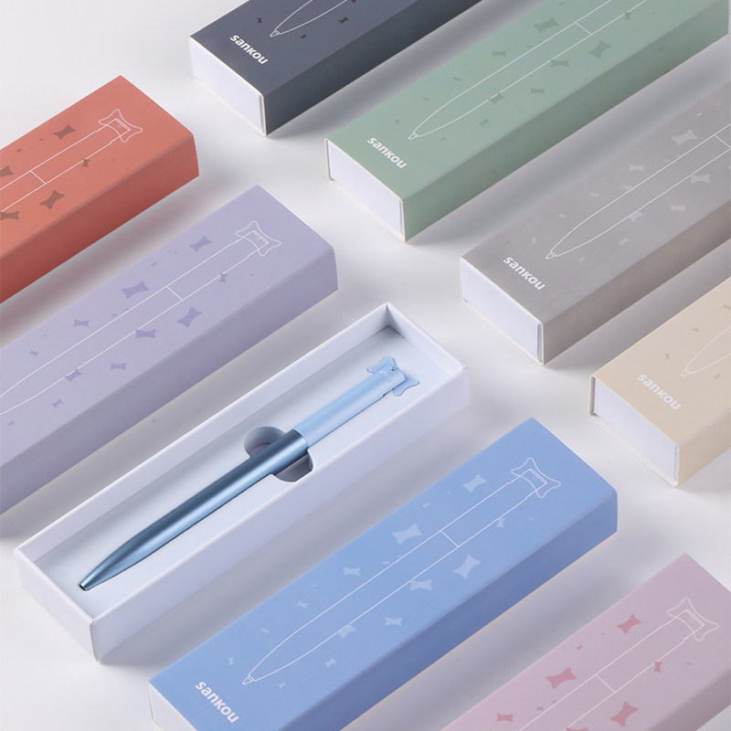 蝴蝶结转转笔 三口解压中性笔高颜值女生款速干顺滑书写水笔黑色0.5学生创意签字笔金属杆刻字定制办公文具,淘宝优惠券,粉丝福利购,淘宝优惠卷