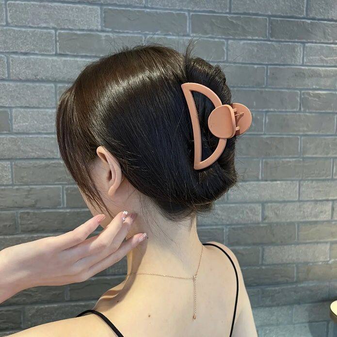 【1个】亚克力磨砂抓夹大号发抓南瓜夹高马尾抓卡鲨鱼夹居家日用,淘宝优惠券,粉丝福利购,淘宝优惠卷