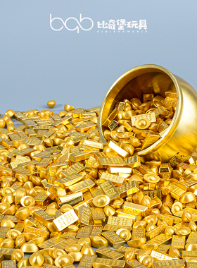 一桶金摆件金元宝聚宝盆招财聚财