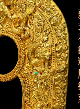 精工铜鎏金佛台增高供座台摆件