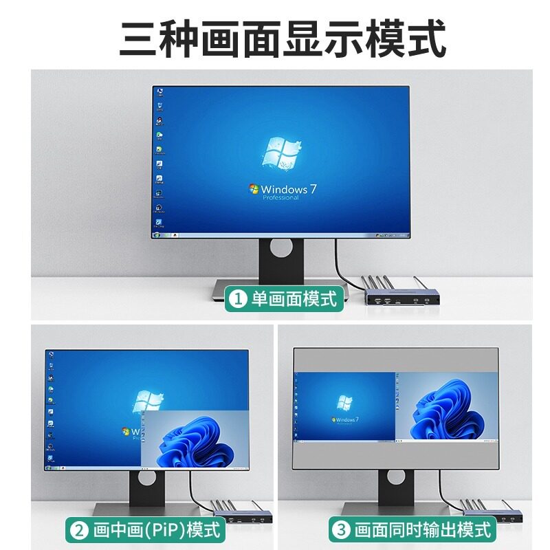 迈拓维矩 MT-HK201W 2口kvm切换器二进一出HDMI显示器电脑主机屏幕监控鼠标键盘一拖二共享器无缝切屏不黑屏