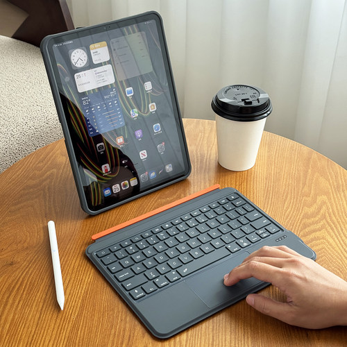 【超大触控】适用苹果ipadair7蓝牙键盘保护套11代a16妙控支点壳10.2平板5磁吸防弯pro12.9无笔槽13鼠标套装4 - 图2