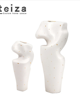 摆设树脂花瓶样板房客栈桌面摆件