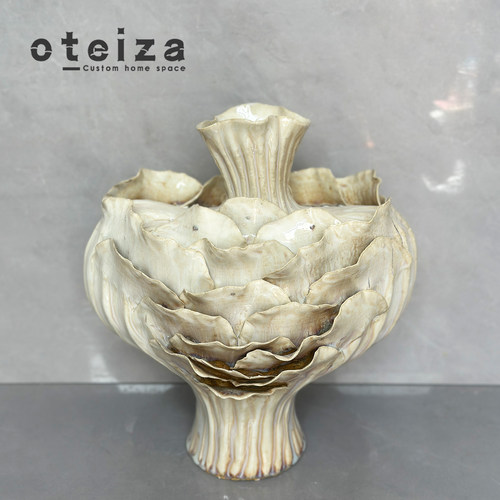 Oteiza现代简约不规则几何拈花花器酒店民宿样板间售楼处花瓶摆件 - 图2