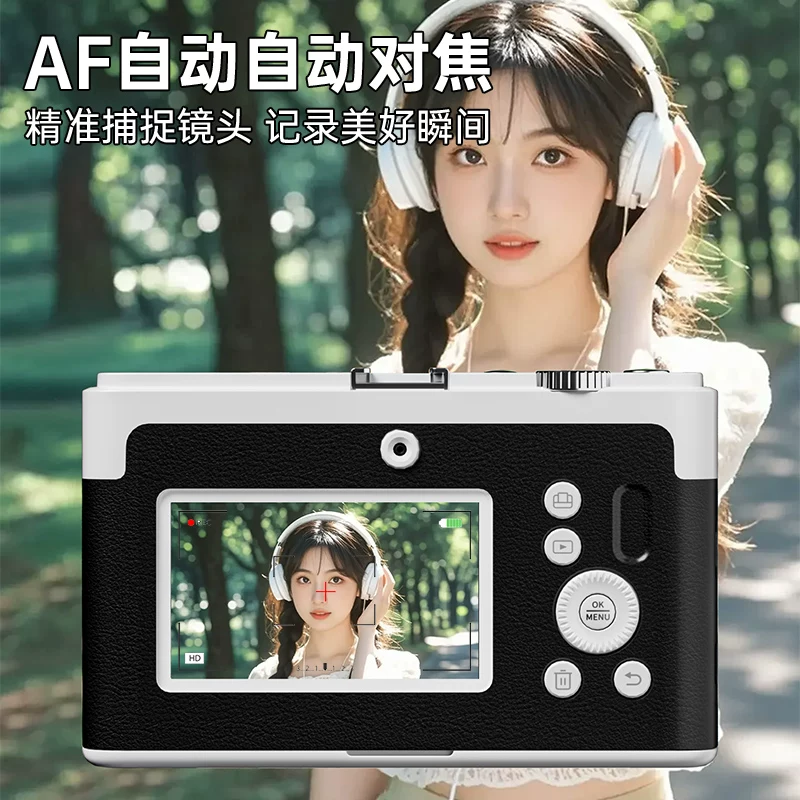 Цифровая пленочная камера Polaroid высокого разрешения CCD, для студента кампуса, вечеринки, путешествий, компактная карта машина для женщин