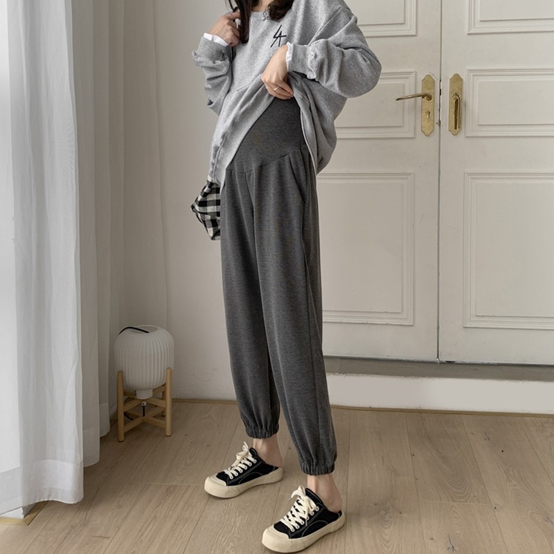 孕妇裤秋季外穿网红宽松时尚潮长裤 可想母婴孕妇灯笼裤