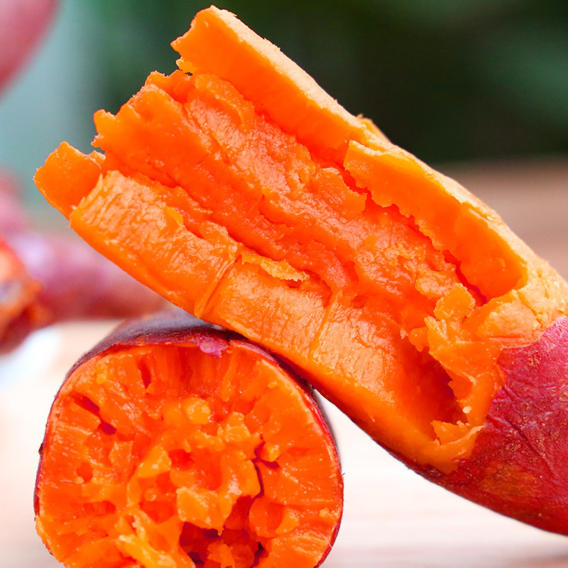 正宗六鳌红心蜜薯新鲜糖心板栗红薯 果脆美番薯