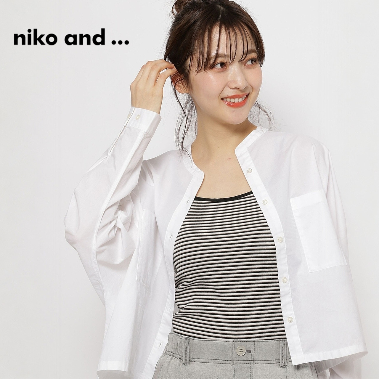 niko and…背心吊带女2024夏季新款休闲简约百搭通勤上衣970675-图0