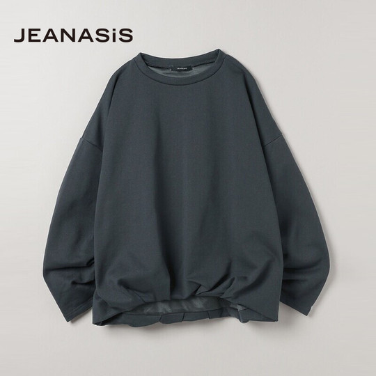 JEANASIS卫衣女2026春季新款时尚宽松纯色气质简约流行上衣291130