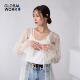 GLOBAL WORK Lace Shirt Women 2026 Summer New Thin Transparent Lace Shirt 667600