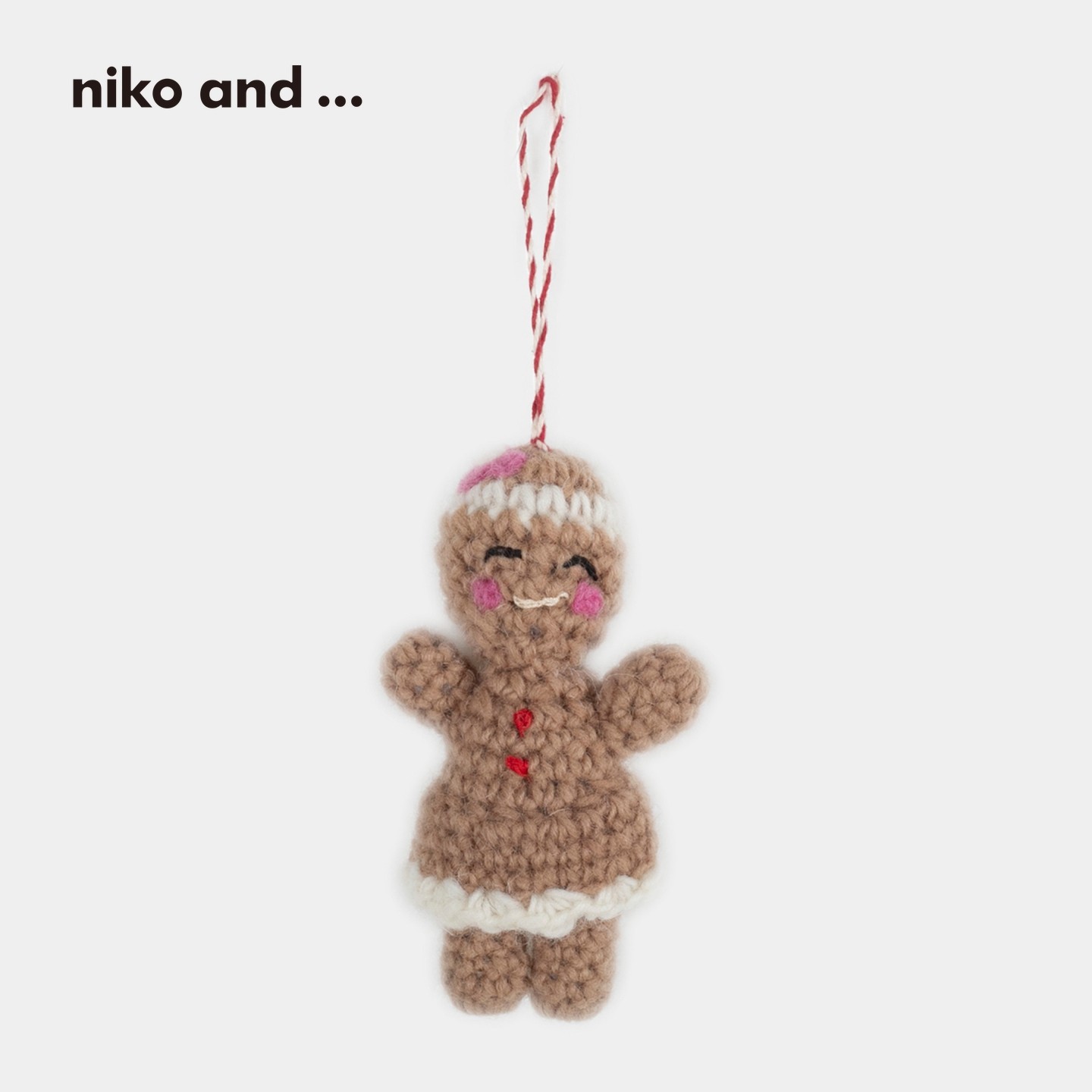 niko and ... 圣诞系列2025新款节日氛围创意针织装饰挂件592314,淘宝优惠券,粉丝福利购,淘宝优惠卷