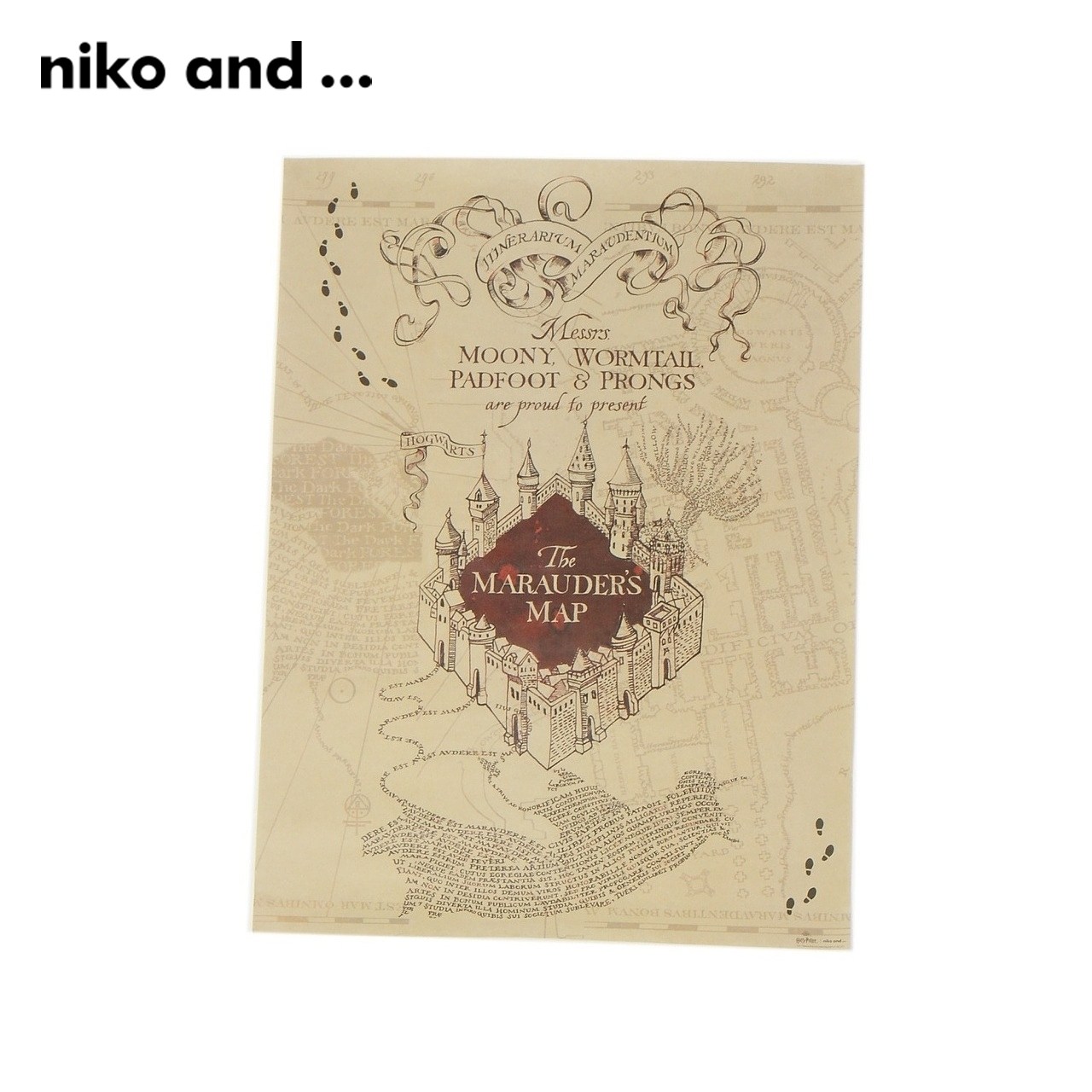 niko and ...Harry Potter联名年复古彩印包装纸977201,淘宝优惠券,粉丝福利购,淘宝优惠卷