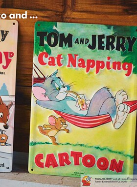 niko and ... 猫和老鼠联名2026新款艺术风动画装饰摆件639043