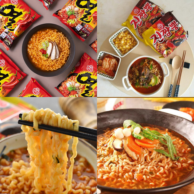 4 bags of Korean instant noodles of your choice
