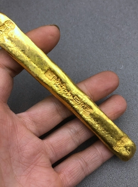 仿真大金条模型装饰金块摆件土豪金创意摄影道具拍照古装搞笑金砖