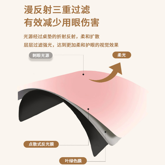 Office desk pad computer mouse pad cleans the leather as soon as you wipe it