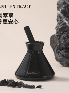 无火香薰玻璃瓶粗纤维棒