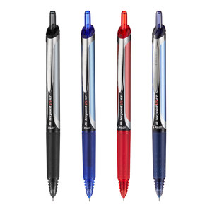 日本Pilot百乐BXRT-V5开拓王按动中性笔彩色针管笔0.5mm学生刷题做笔记考试专用黑色水笔签字笔bxs-v5rt笔芯