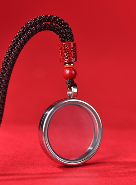 朱砂真品吊坠嘎乌盒平安挂件