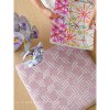 Texdream attitude soft light pink and green cushion bay window