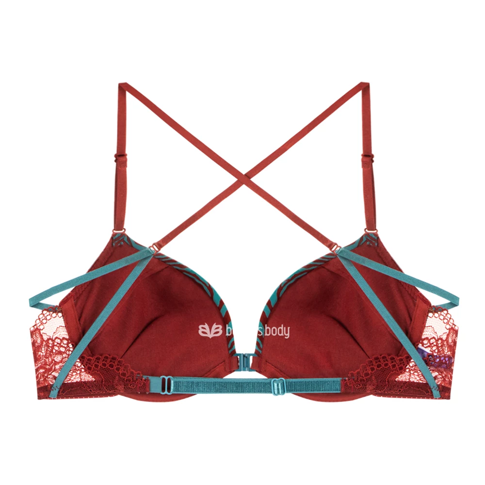 Bra, set, supporting thin underwear, beautiful back