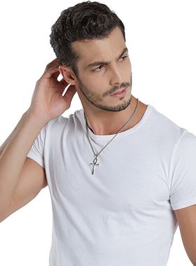 男女埃及生命之符十字架安卡项链