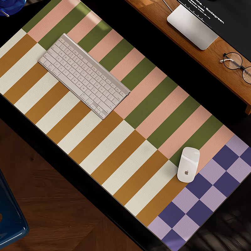 孟菲斯办公桌超大鼠标垫写字台垫键盘垫家用女生书桌写字台桌面垫,淘宝优惠券,粉丝福利购,淘宝优惠卷