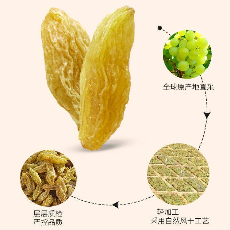 时间客 500g大颗粒正宗吐鲁番葡萄干 晶客葡萄干