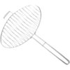 Grilled fish clip, stainless steel grilled fish rack, grilled fish net clip, barbecue net splint, round Q-shaped barbecue appliance, commercial large